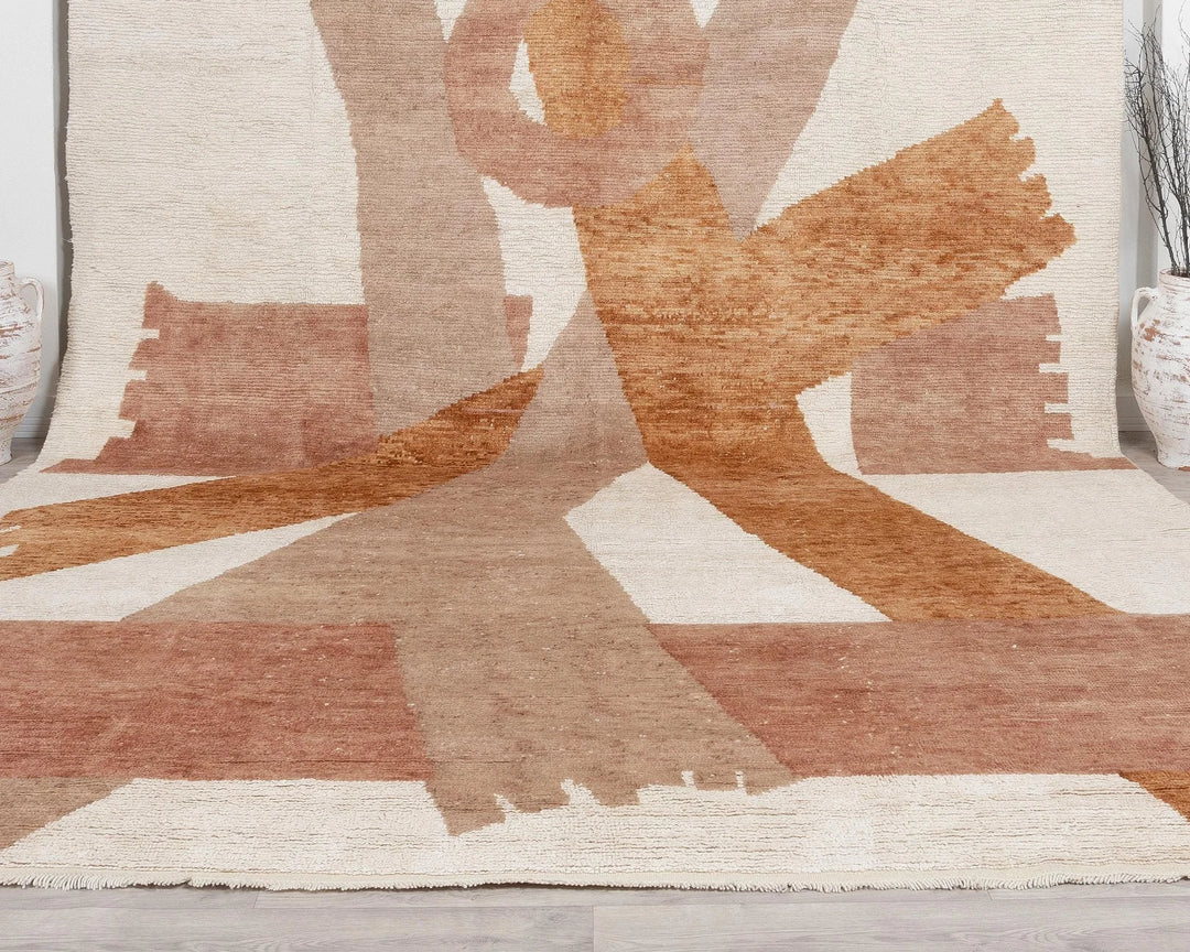 Multicolor Turkish Vintage Rug 9' 6" x 12' 10" Hand-Knotted | No. VR38149