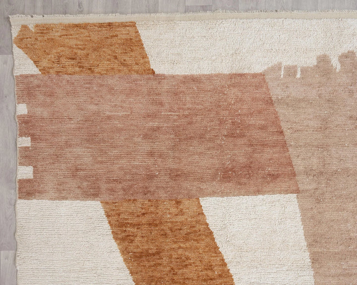 Multicolor Turkish Vintage Rug 9' 6" x 12' 10" Hand-Knotted | No. VR38149