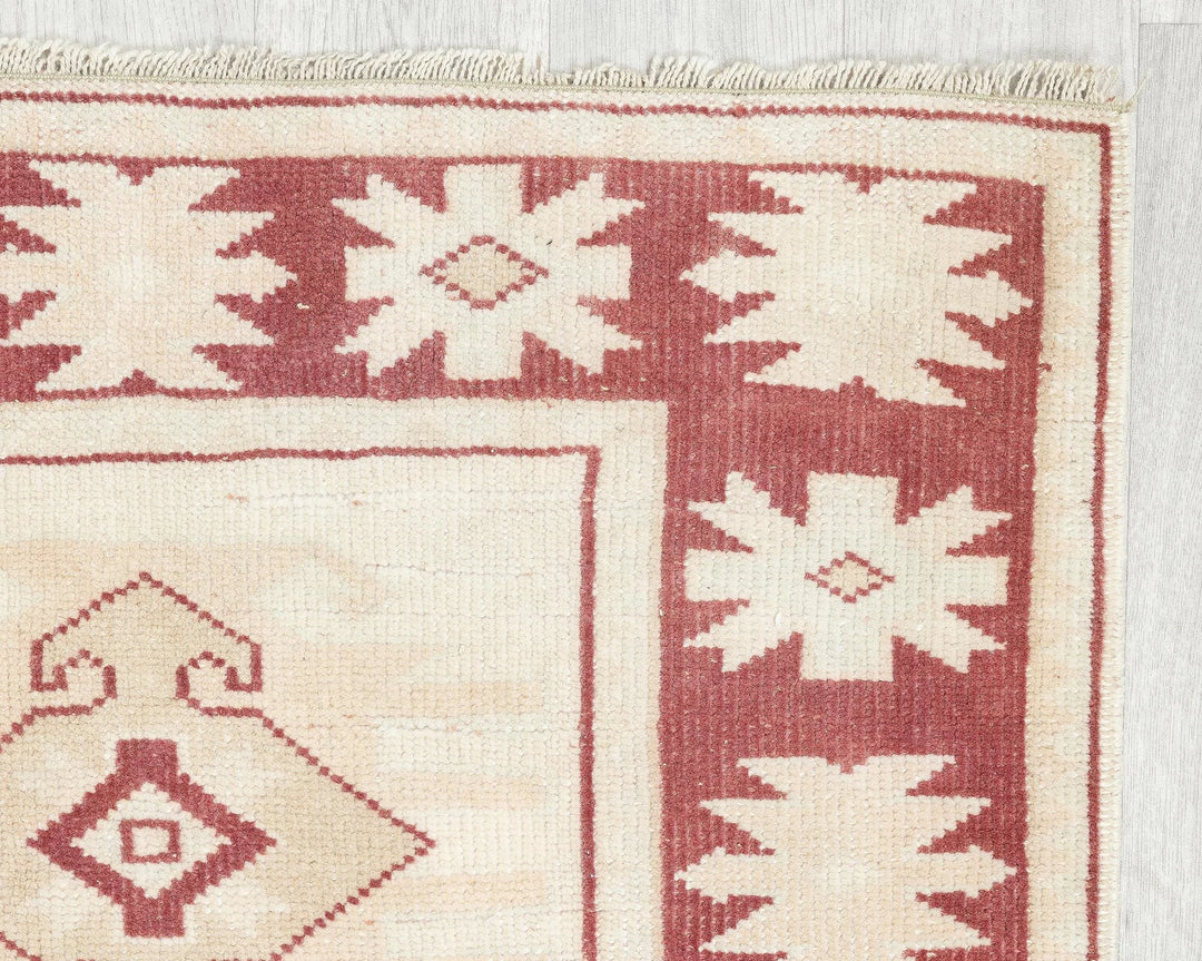 Multicolor Turkish Oushak Rug 2'10" x 3'11" Hand-Knotted | No. VR38268