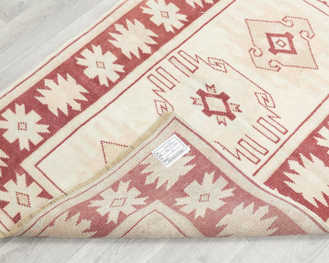 Multicolor Turkish Oushak Rug 2'10" x 3'11" Hand-Knotted | No. VR38268