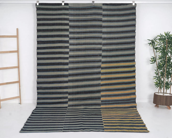 Multicolor Turkish Kilim Rug 6'1" x 9'11" Flat-Weave | No. VR38349