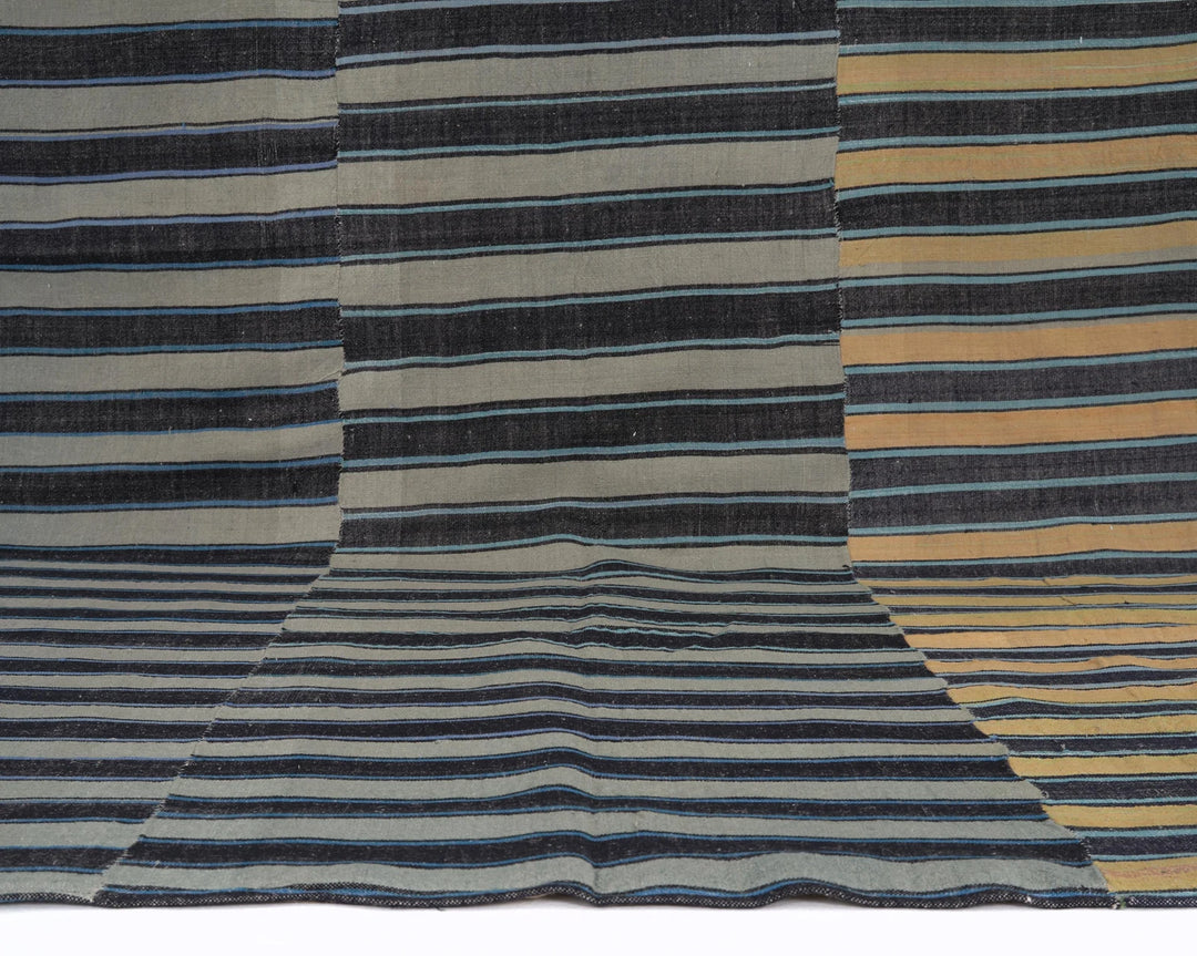 Multicolor Turkish Kilim Rug 6'1" x 9'11" Flat-Weave | No. VR38349