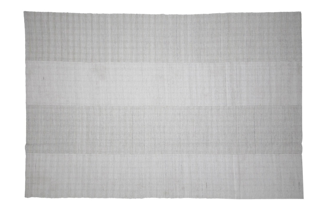 Gray Turkish Kilim Rug 8' x 11' 11" Flat-Weave | No. VR38547