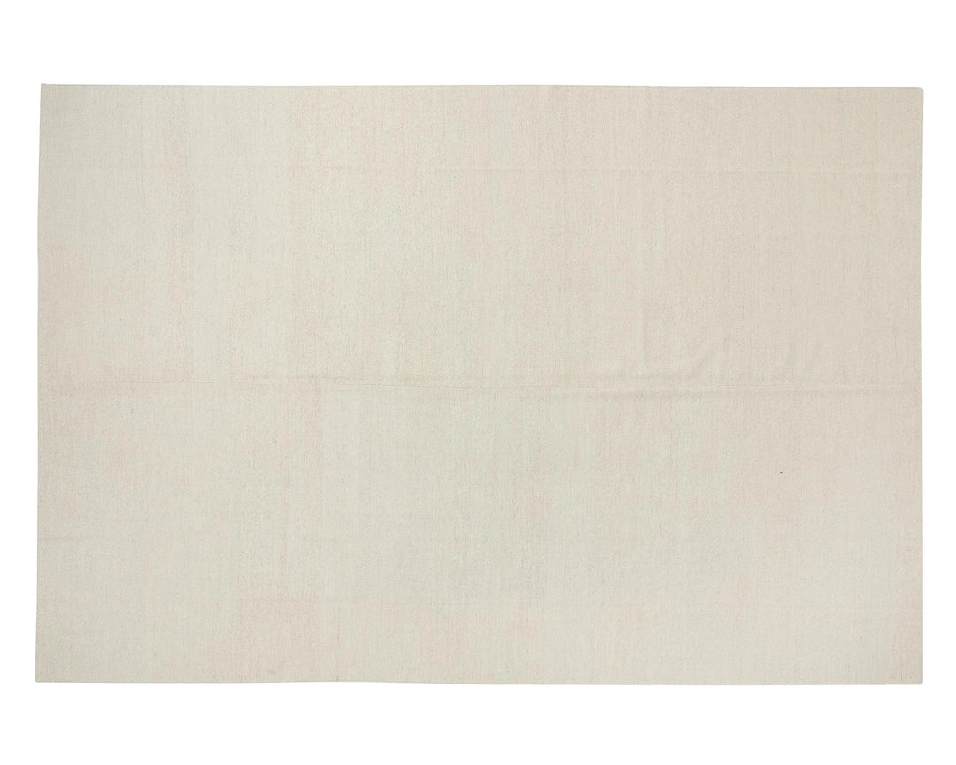 Beige Turkish Kilim Rug 8' x 11' 4" Flat-Weave | No. VR38766