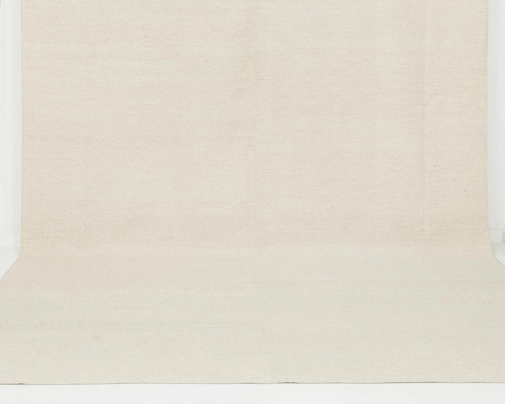 Beige Turkish Kilim Rug 8' x 11' 4" Flat-Weave | No. VR38766