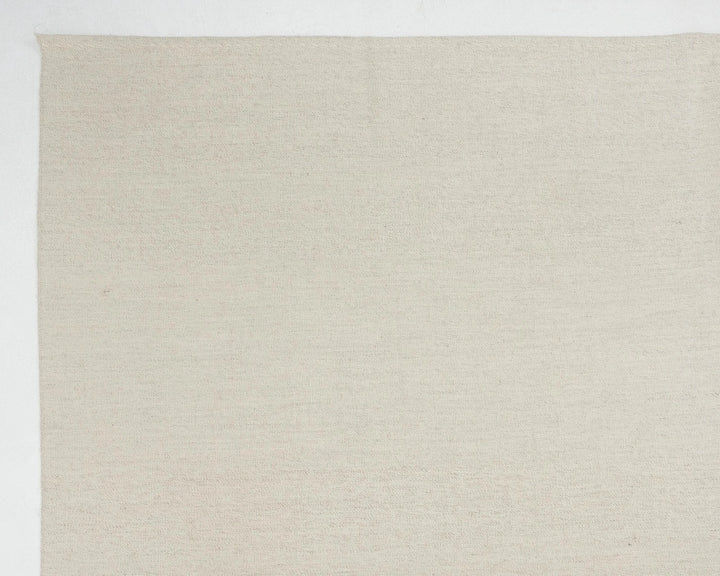 Beige Turkish Kilim Rug 8' x 11' 4" Flat-Weave | No. VR38766