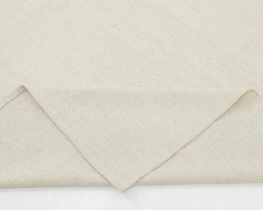 Beige Turkish Kilim Rug 8' x 11' 4" Flat-Weave | No. VR38766