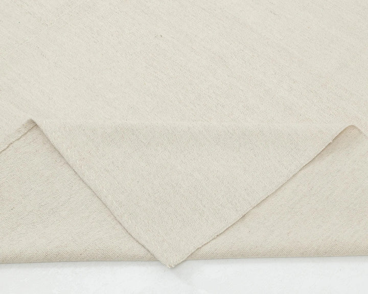 Beige Turkish Kilim Rug 8' x 11' 4" Flat-Weave | No. VR38766