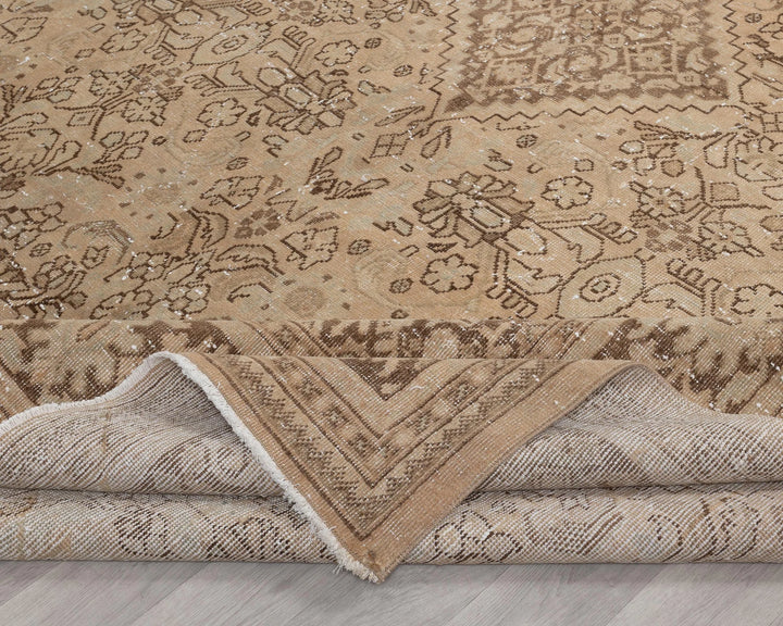 Multicolor Turkish Oushak Rug 9'6" x 12'8" Hand-Knotted | No. VR38789