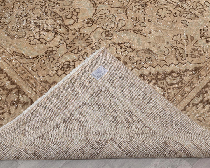 Multicolor Turkish Oushak Rug 9'6" x 12'8" Hand-Knotted | No. VR38789