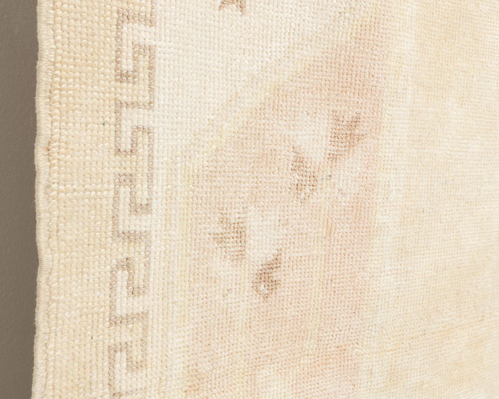 Beige Turkish Oushak Rug 4' x 6' 9" Hand-Knotted | No. VR38860