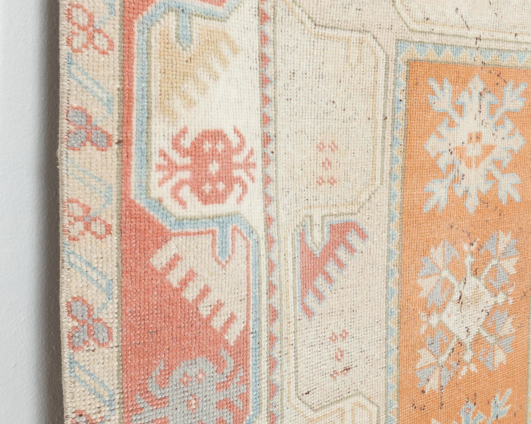Multicolor Turkish Oushak Rug 6' x 3' 5" Hand-Knotted | No. VR38904