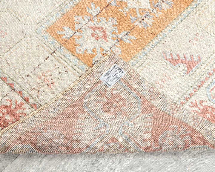 Multicolor Turkish Oushak Rug 6' x 3' 5" Hand-Knotted | No. VR38904