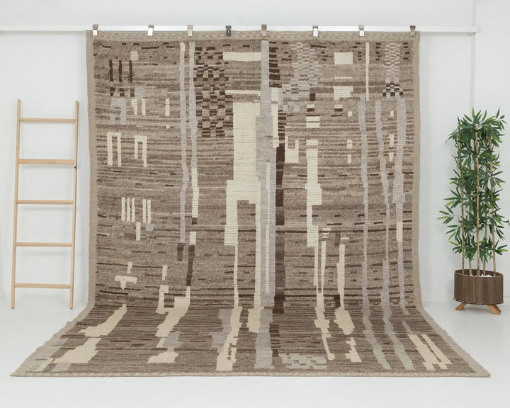 Multicolor Turkish Oushak Rug 8' x 11' 10" Hand-Knotted | No. VR38908