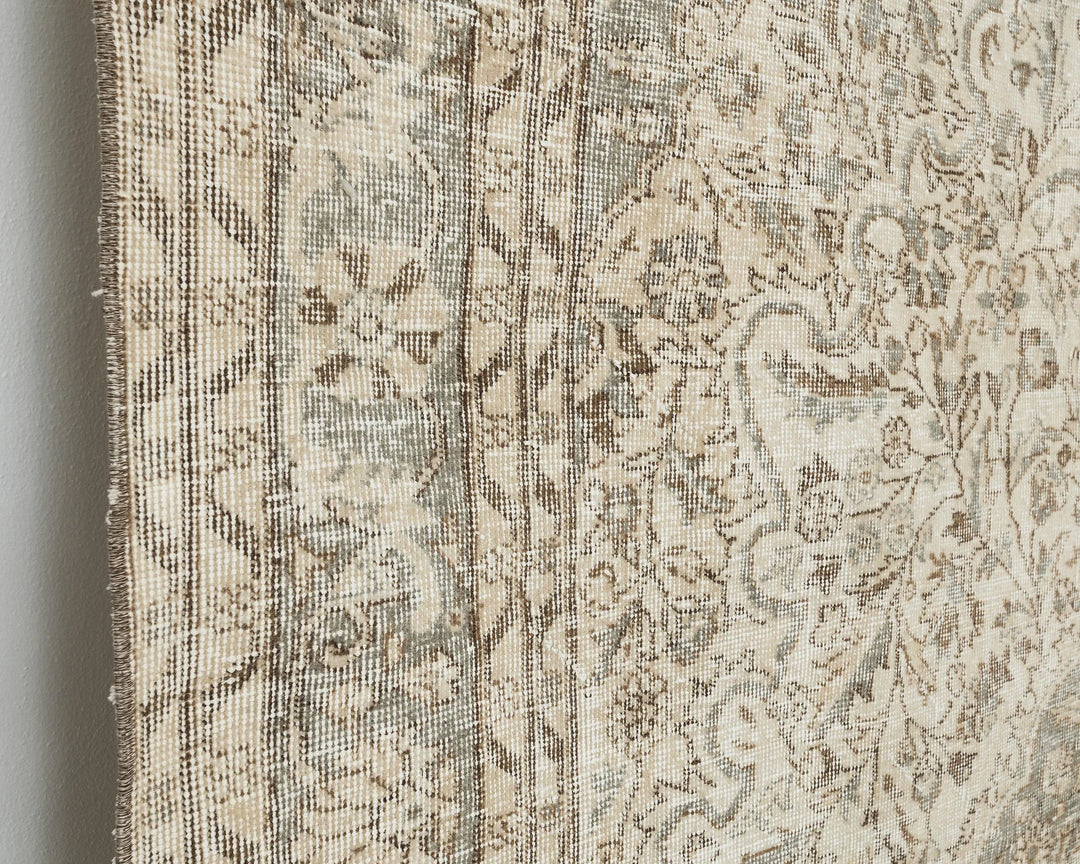 Multicolor Turkish Oushak Rug 6'10" x 9'2" Hand-Knotted | No. VR38923