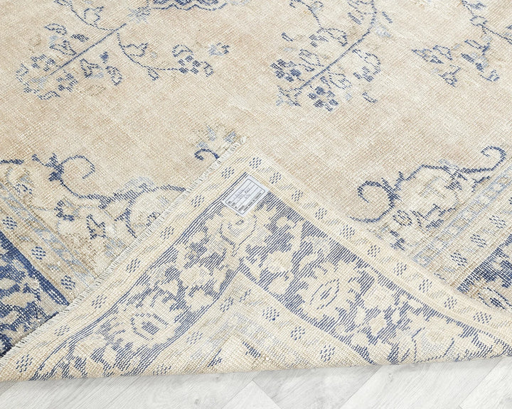 Multicolor Turkish Oushak Rug 7' 1" x 9' 8" Hand-Knotted | No. VR38953