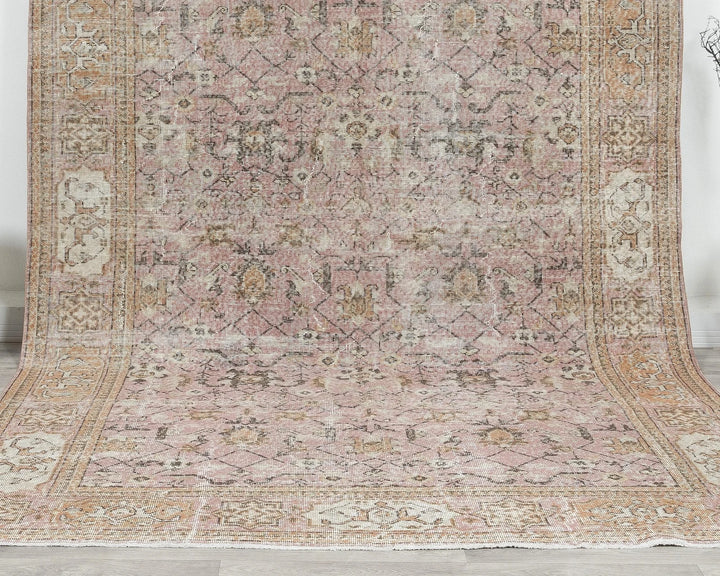 Multicolor Turkish Oushak Rug 7' x 11' Hand-Knotted | No. VR39054