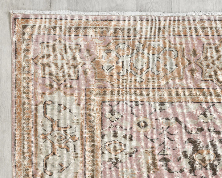 Multicolor Turkish Oushak Rug 7' x 11' Hand-Knotted | No. VR39054