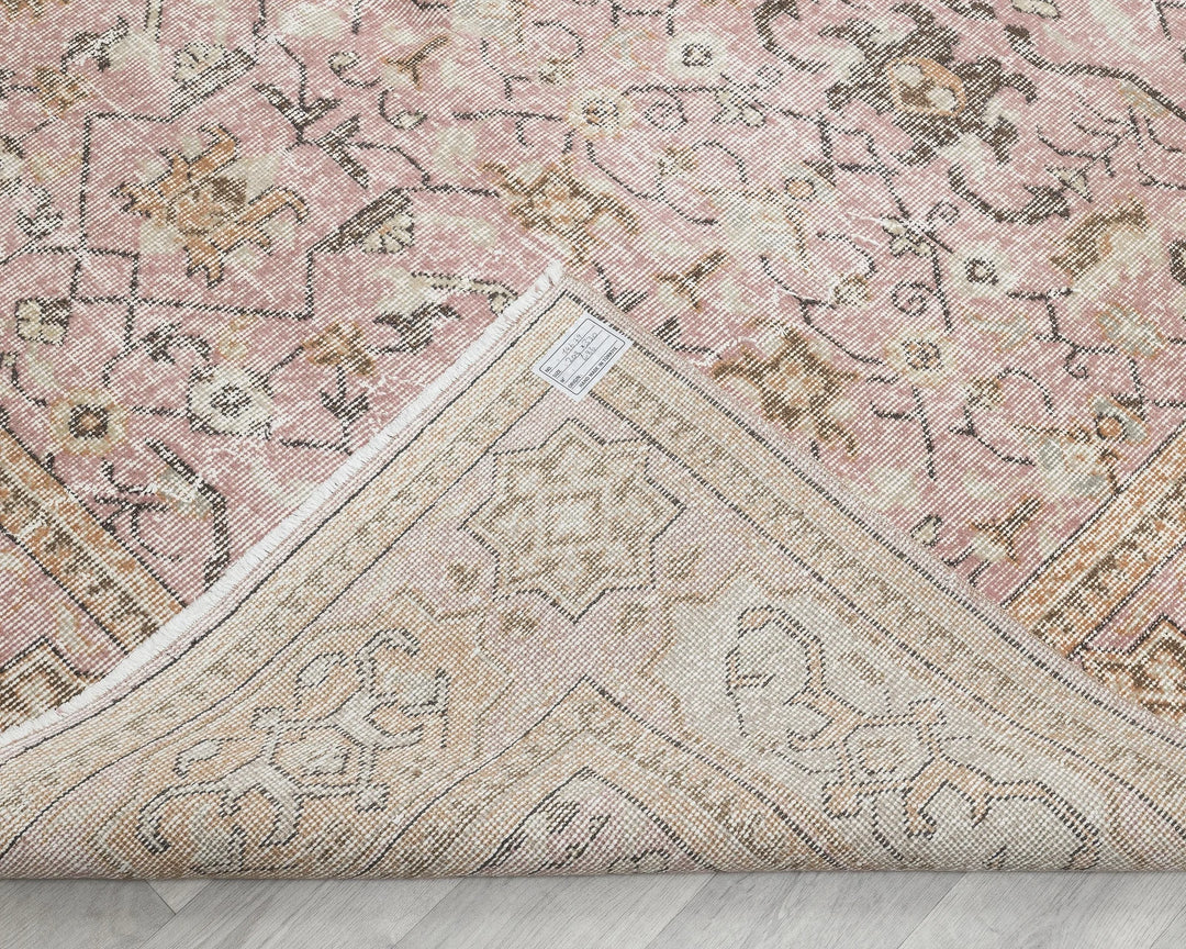 Multicolor Turkish Oushak Rug 7' x 11' Hand-Knotted | No. VR39054