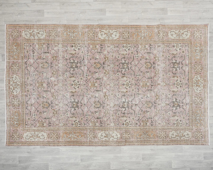 Multicolor Turkish Oushak Rug 7' x 11' Hand-Knotted | No. VR39054