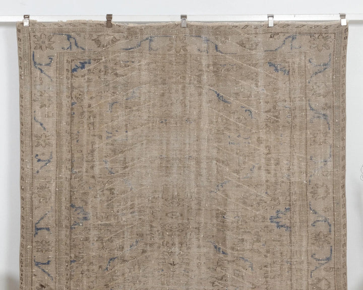 Multicolor Turkish Oushak Rug 9' 5" x 6' 1" Hand-Knotted | No. VR39149