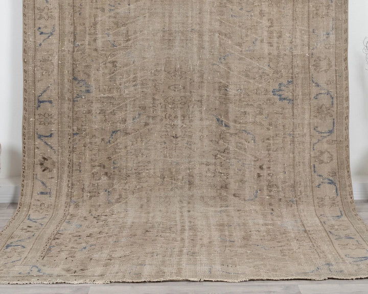 Multicolor Turkish Oushak Rug 9' 5" x 6' 1" Hand-Knotted | No. VR39149