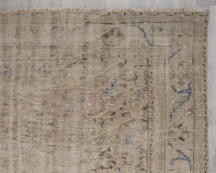Multicolor Turkish Oushak Rug 9' 5" x 6' 1" Hand-Knotted | No. VR39149