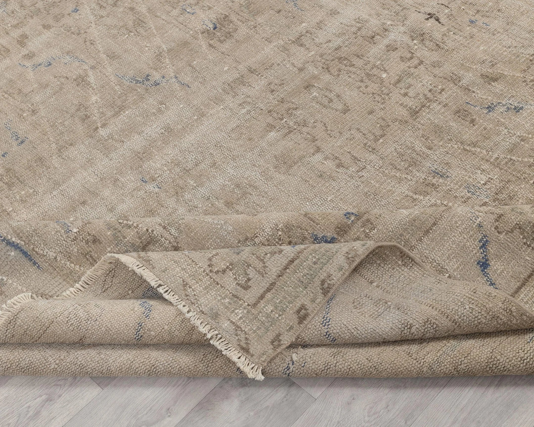 Multicolor Turkish Oushak Rug 9' 5" x 6' 1" Hand-Knotted | No. VR39149