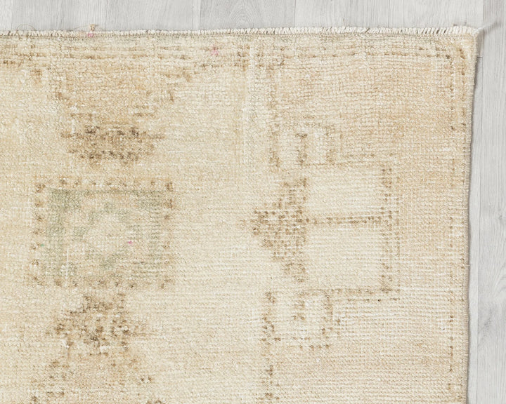 Multicolor Turkish Oushak Rug 3' 1" x 12' 1" Hand-Knotted | No. VR39312