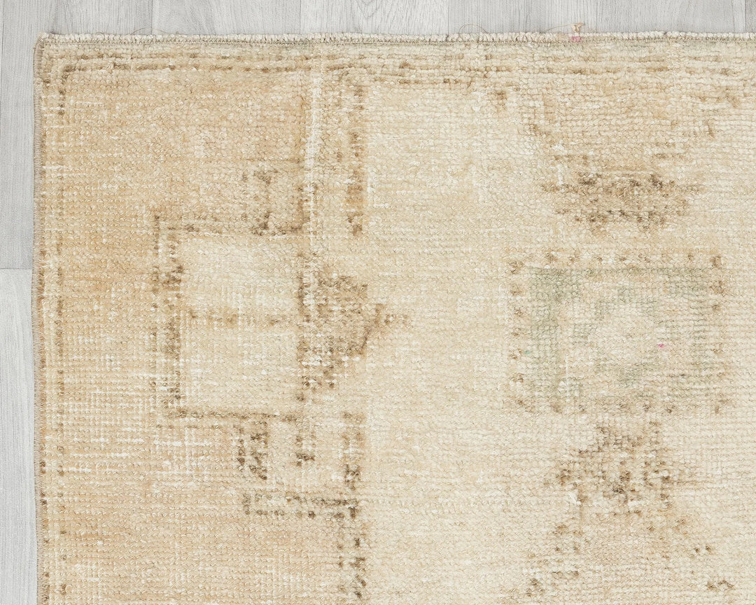 Multicolor Turkish Oushak Rug 3' 1" x 12' 1" Hand-Knotted | No. VR39312