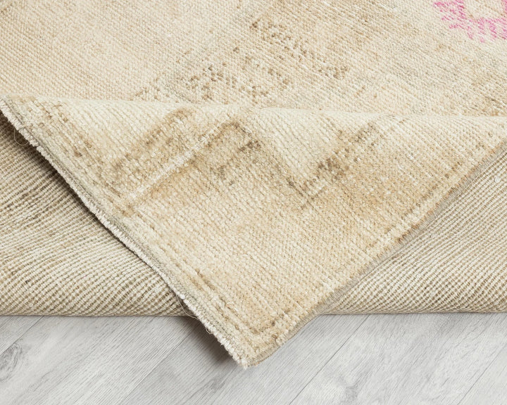 Multicolor Turkish Oushak Rug 3' 1" x 12' 1" Hand-Knotted | No. VR39312