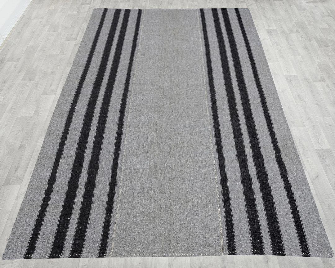 Gray Kilim Rug 9' 10" x 12' | No. VR39586