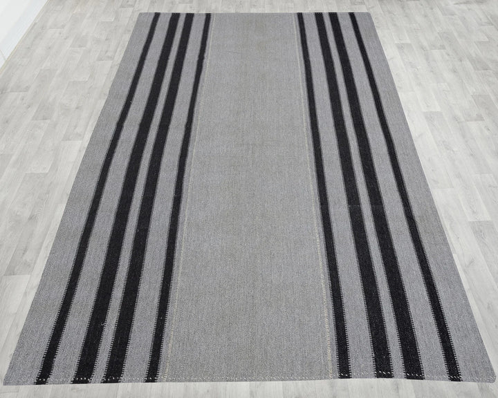Gray Kilim Rug 9' 10" x 12' | No. VR39586