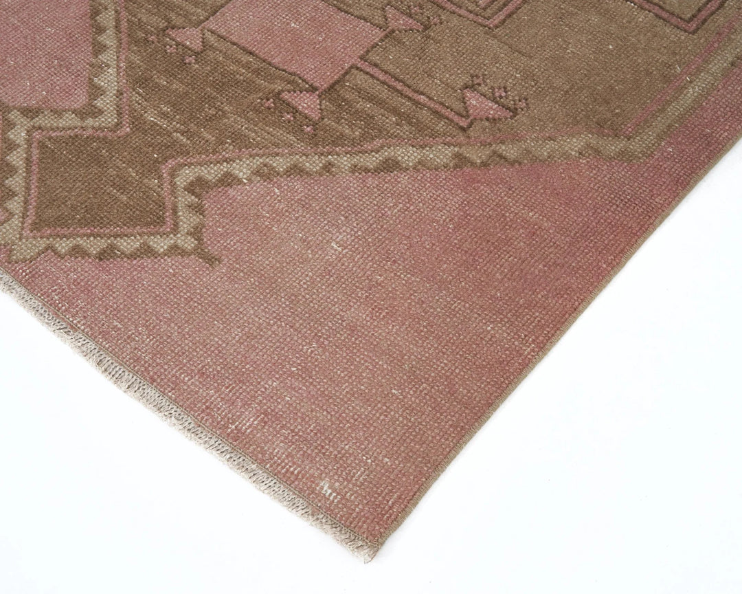 Multicolor Turkish Oushak Rug 3' x 10' 11" Hand-Knotted | No. VR39626