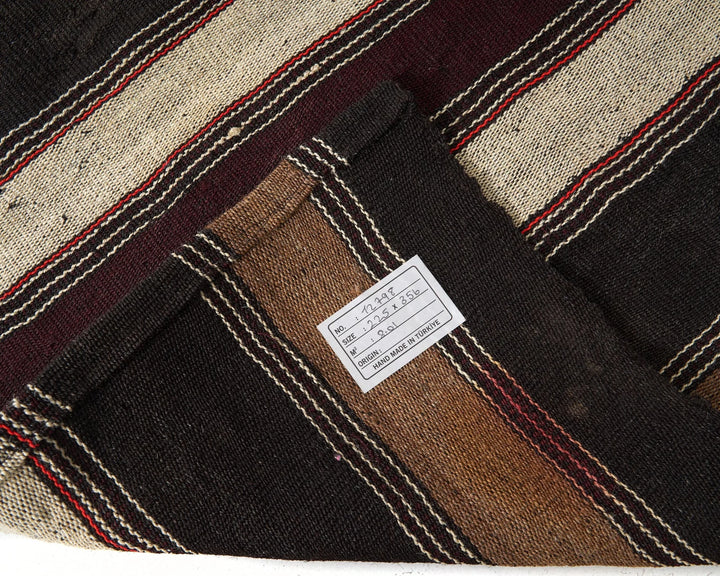Multicolor Turkish Kilim Rug 7'5" x 11'8" Flat-Weave | No. VR39644