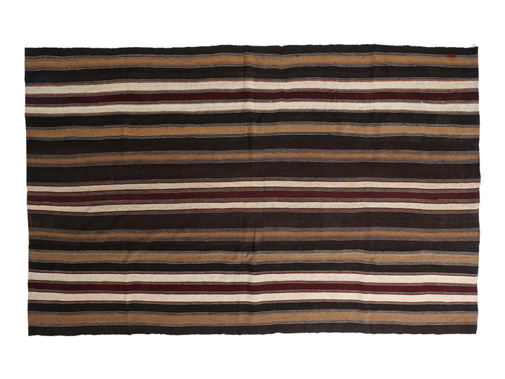 Multicolor Turkish Kilim Rug 7'5" x 11'8" Flat-Weave | No. VR39644