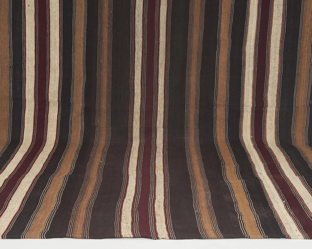 Multicolor Turkish Kilim Rug 7'5" x 11'8" Flat-Weave | No. VR39644