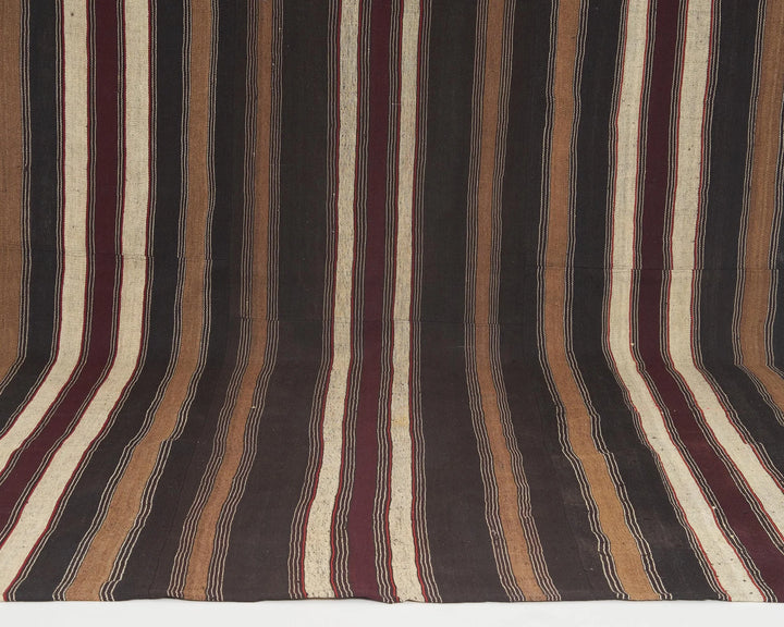 Multicolor Turkish Kilim Rug 7'5" x 11'8" Flat-Weave | No. VR39644