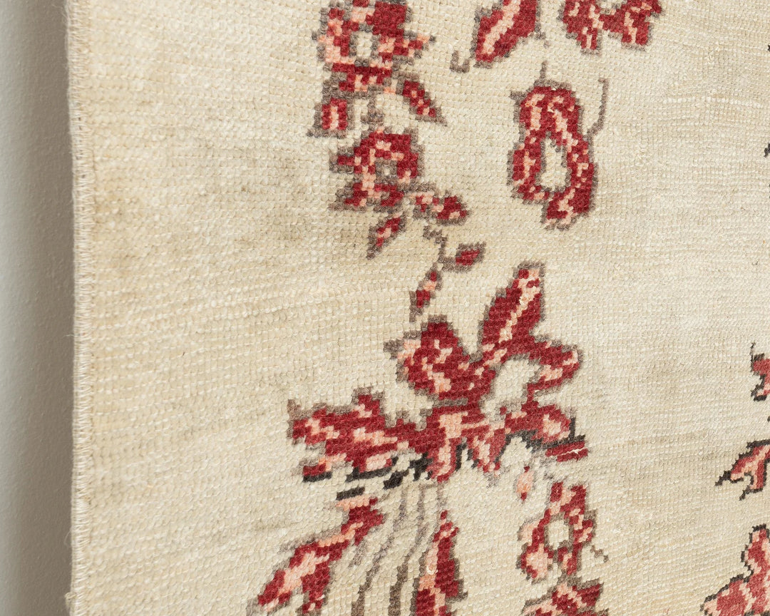 Multicolor Turkish Oushak Rug 4'9" x 8'9" Hand-Knotted | No. VR39833