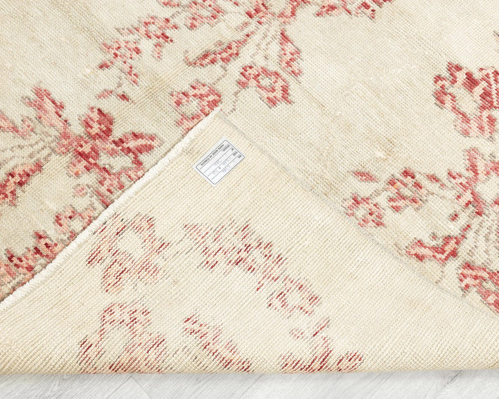 Multicolor Turkish Oushak Rug 4'9" x 8'9" Hand-Knotted | No. VR39833
