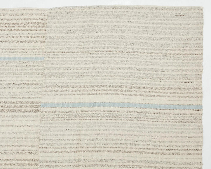 Beige Turkish Kilim Rug 10' x 13' 2" Flat-Weave | No. VR39841