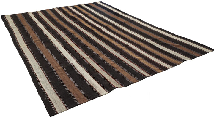Multicolor Turkish Kilim Rug 8'6" x 11'6" Flat-Weave | No. VR39847