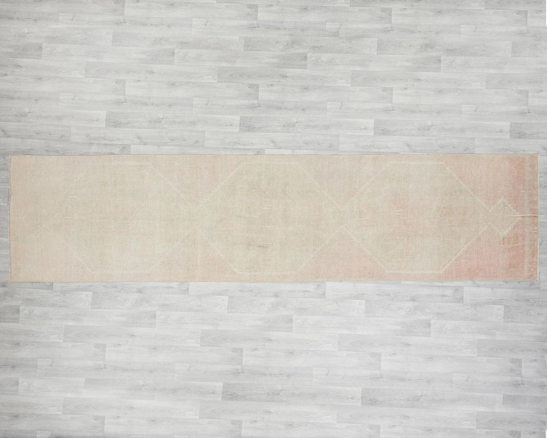 Neutral Runner Rug 3' 2" x 12' 8" | No. VR39857