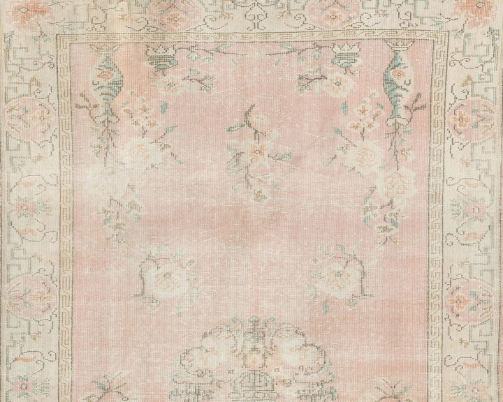 Multicolor Turkish Oushak Rug 6' x 9' 10" Hand-Knotted | No. VR39920