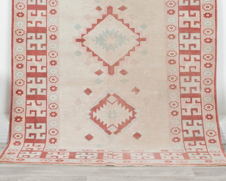 Multicolor Turkish Oushak Rug 3' 11" x 6' 1" Hand-Knotted | No. VR39993