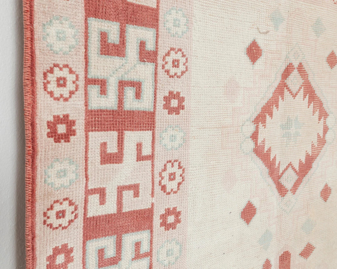 Multicolor Turkish Oushak Rug 3' 11" x 6' 1" Hand-Knotted | No. VR39993