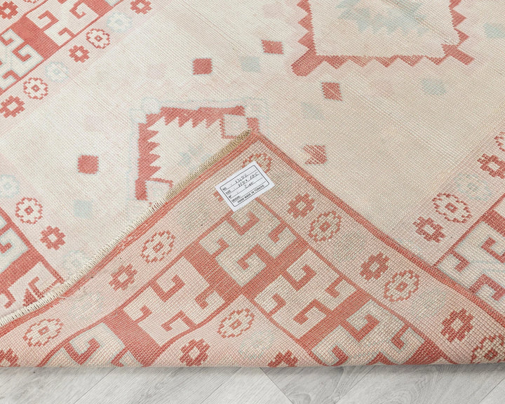 Multicolor Turkish Oushak Rug 3' 11" x 6' 1" Hand-Knotted | No. VR39993
