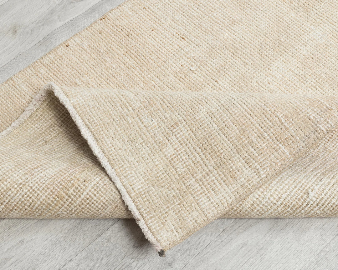 Beige Turkish Oushak Rug 3' 1" x 11' 6" Hand-Knotted | No. VR40005