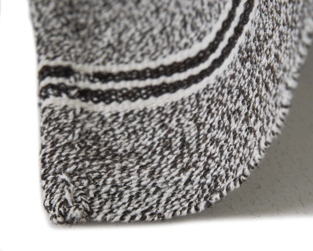 Gray Turkish Kilim Rug 5' 5" x 6' 9" Flat-Weave | No. VR40170