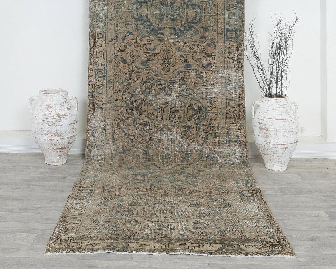 Faded Runner Rug 3' 8" x 11' 2" | No. VR40228